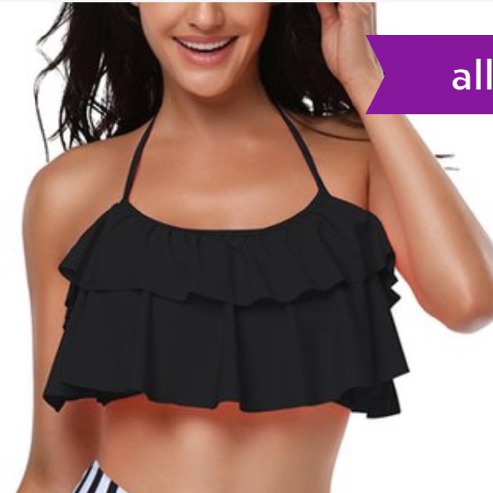Ruffle bikini top